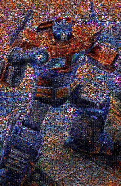 Optimus Prime photo mosaic