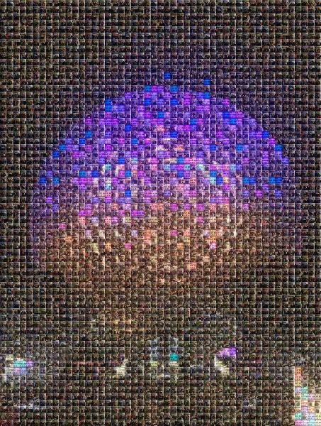 Disney World, Epcot photo mosaic