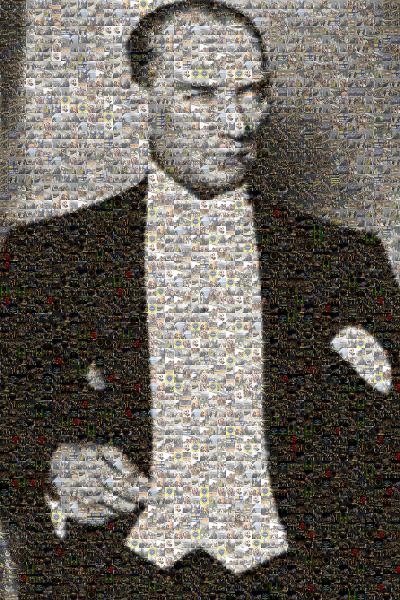 Mustafa Kemal Atatürk photo mosaic
