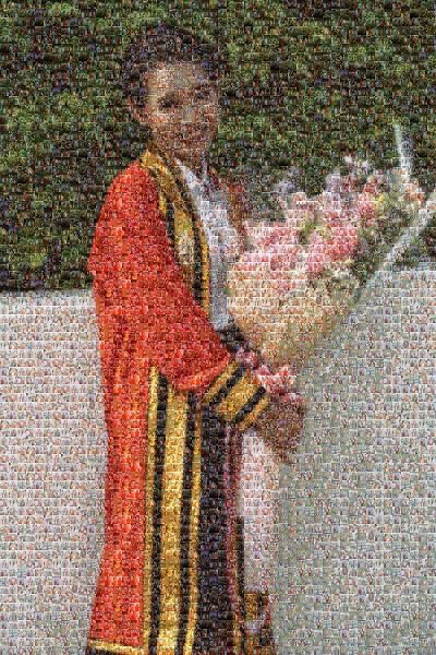 Kimono photo mosaic