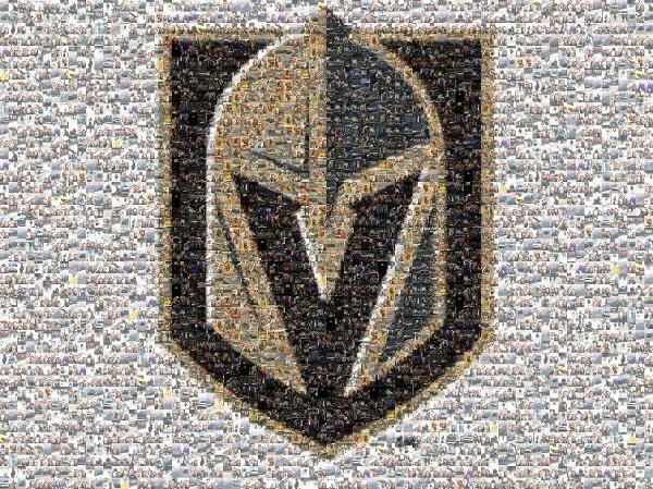 Vegas Golden Knights photo mosaic