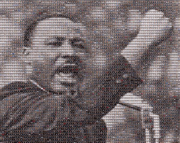 Martin Luther King Jr. photo mosaic