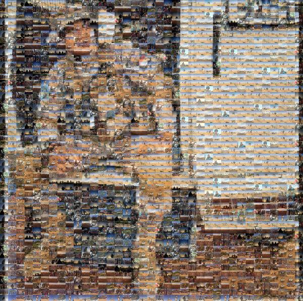 Military photo mosaic