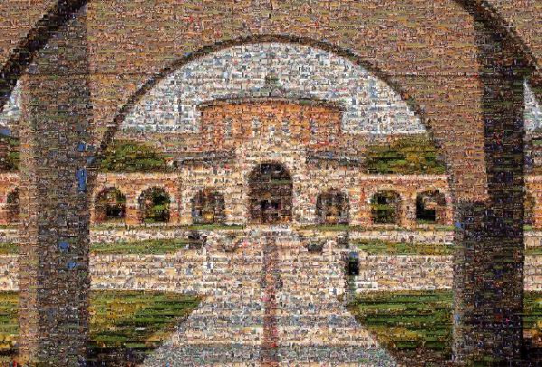 Campus photo mosaic