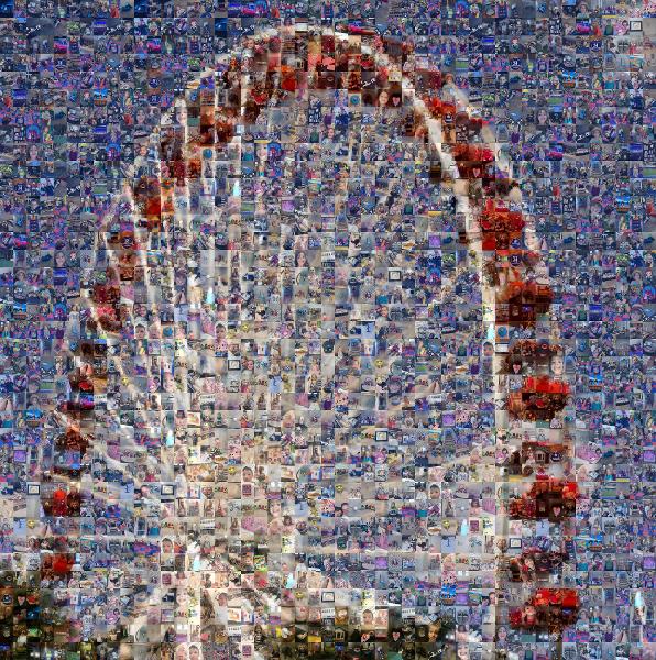 Ferris Wheel Navy Pier Chicago photo mosaic
