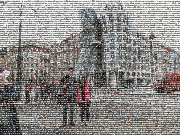 Dancing House photo mosaic