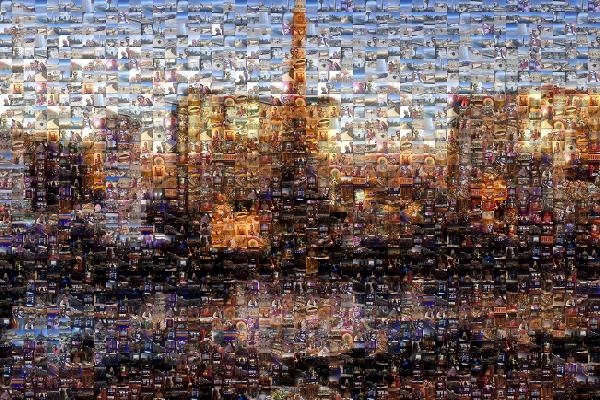 Paris Las Vegas photo mosaic