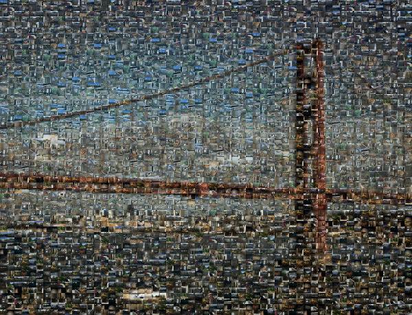 San Francisco photo mosaic