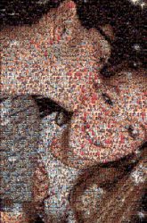 Kiss on the Cheek couples young people person man woman kissing faces portraits selfies