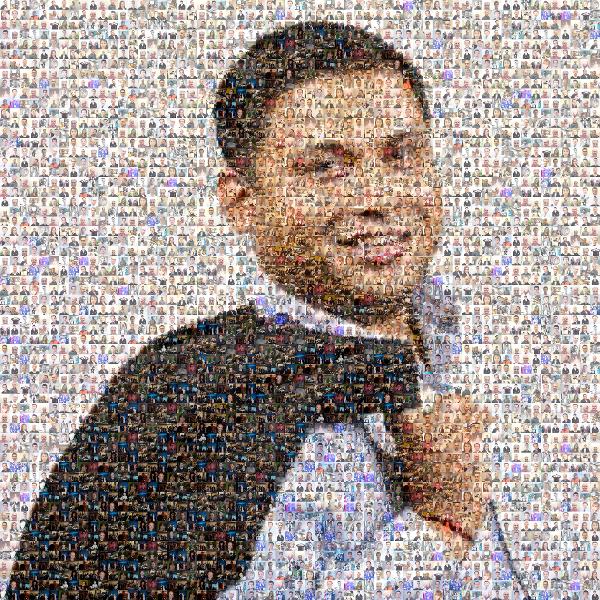 A Professional Man photo mosaic