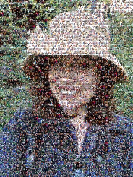 Hat photo mosaic