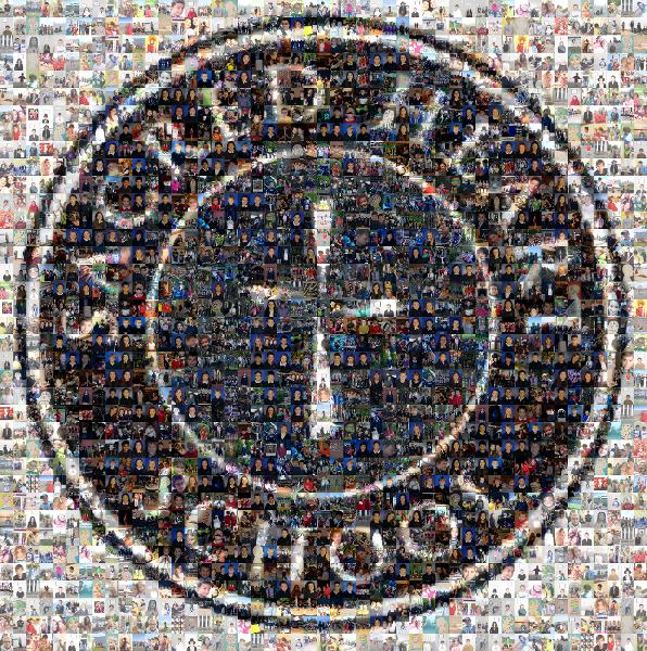 Sacred Heart School photo mosaic