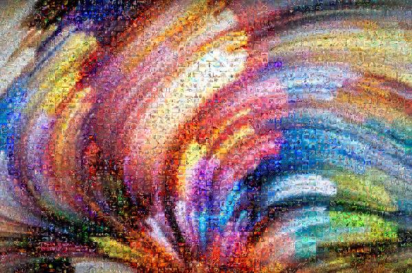 Colorsplash photo mosaic