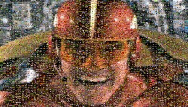 Turbo Man photo mosaic