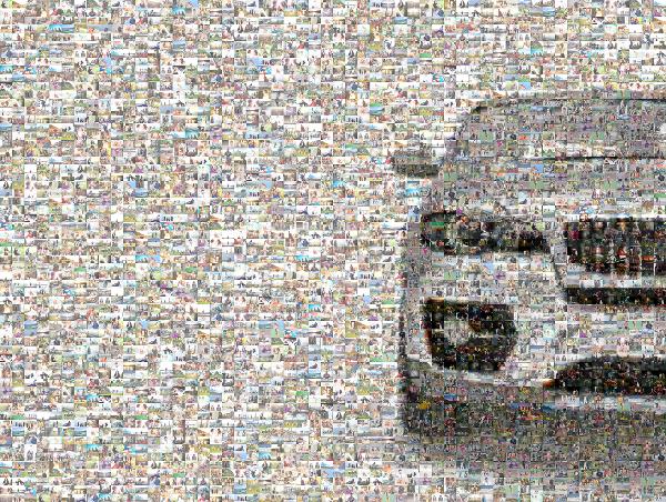 Car photo mosaic
