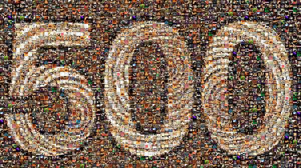 500 photo mosaic