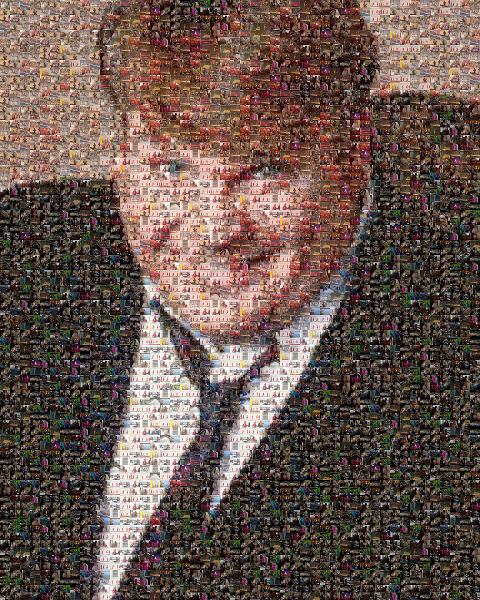 Chris Farley photo mosaic