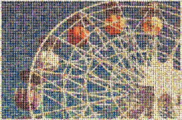 Ferris Wheel photo mosaic