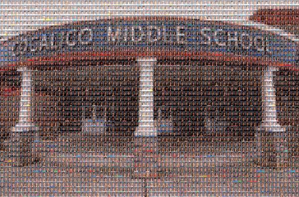 Middle School photo mosaic