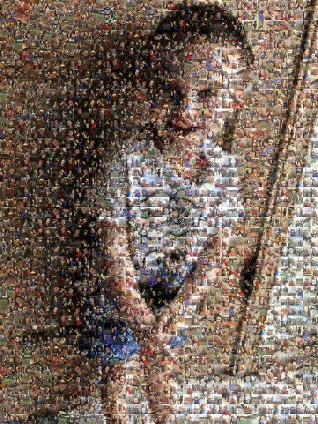 Young Boy photo mosaic