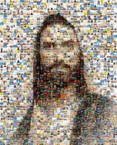 Jesus Jesus The Church of Jesus Christ of Latter-day Saints Resurrection of Jesus Resurrection Painting Salt Lake Temple Life Christianity Image Hair Face Facial hair Beard Forehead Moustache Guru Long hair Veil