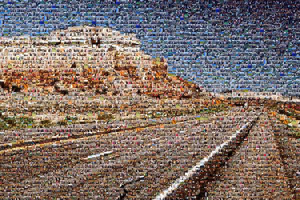 Ouray photo mosaic