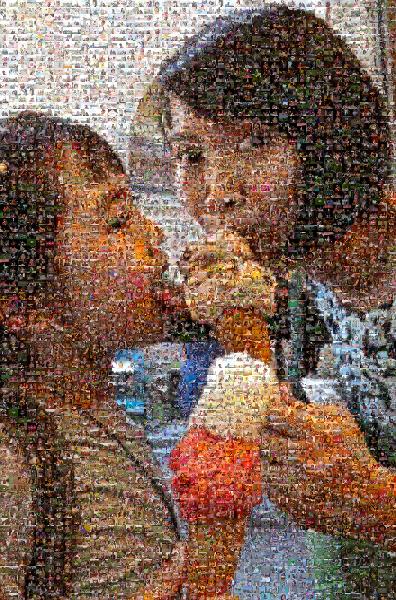 Dessert photo mosaic