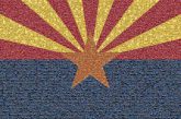 Arizona Flag of Arizona Flag State flag Flag of the United States Nebraska Missouri Yellow Orange Line Graphic design Illustration