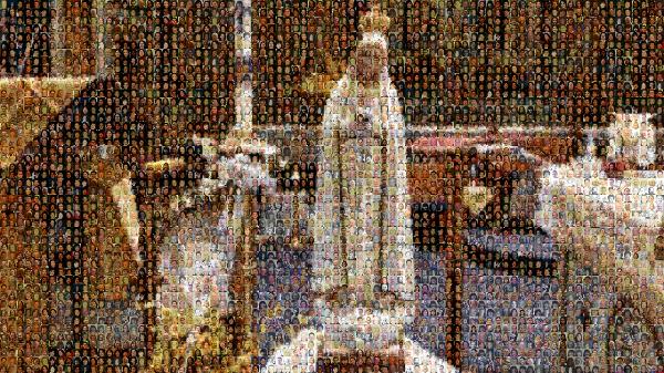 Religious institute photo mosaic