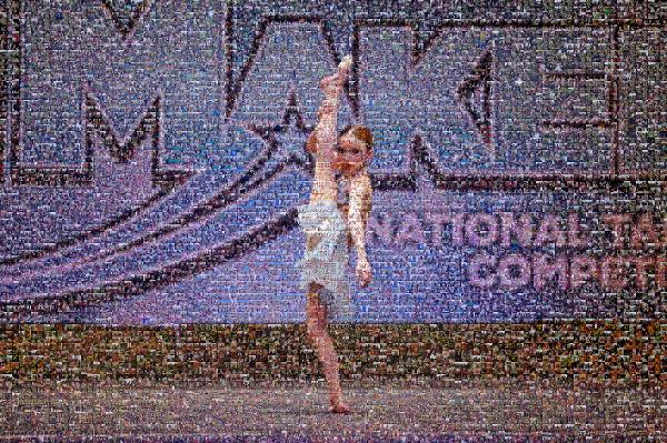 Dance photo mosaic