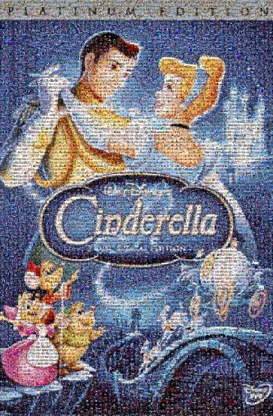 Cinderella photo mosaic