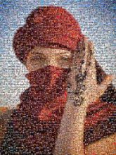 Headgear Face Red Head Forehead Headgear Cool Moustache Mouth Hand Bandana