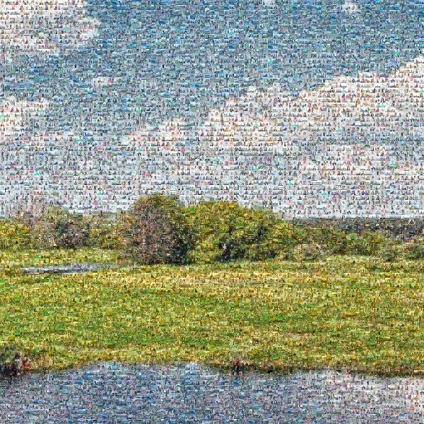 Water resources photo mosaic