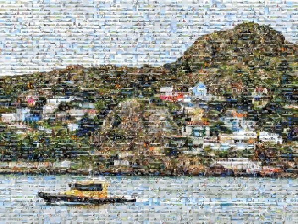 The Battery, St. John's photo mosaic
