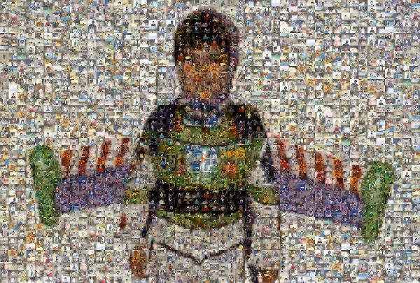 Personal protective equipment photo mosaic