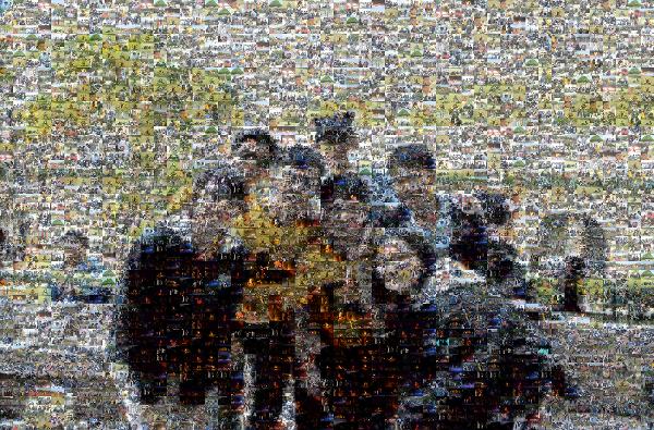 Student photo mosaic