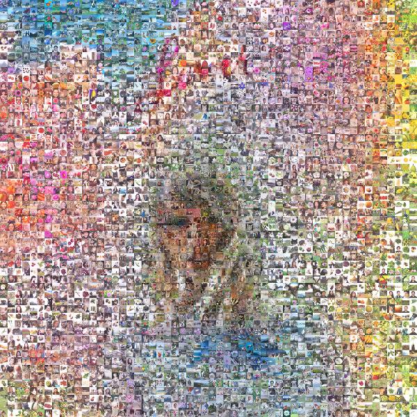Taylor Swift photo mosaic