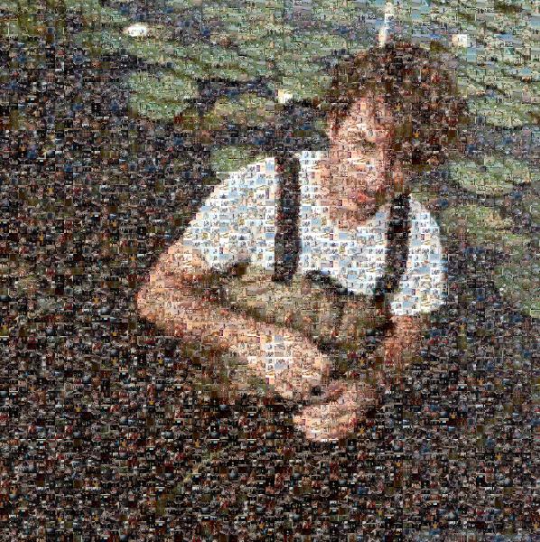Wildlife biologist photo mosaic
