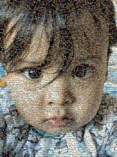 Forehead photo mosaic