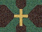 Green Cross Symbol Symmetry Design Pattern