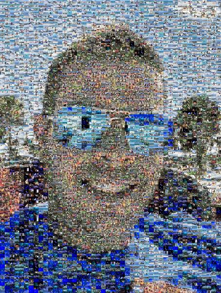 Sunglasses photo mosaic