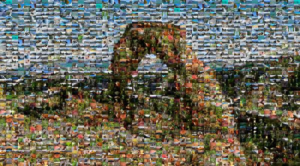 Arches National Park, Delicate Arch photo mosaic
