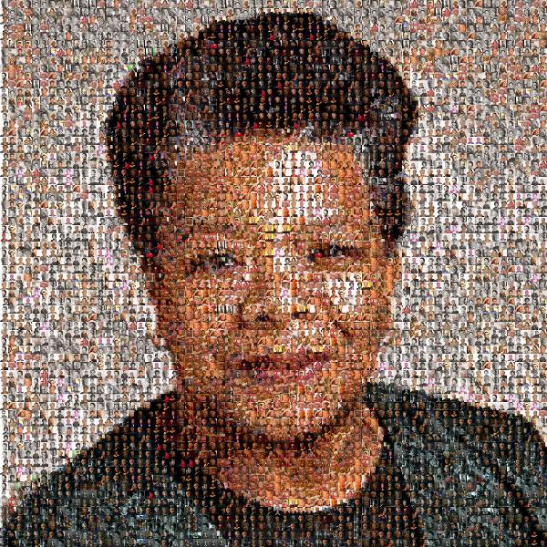 Maya Angelou photo mosaic