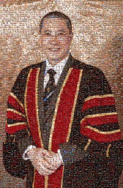 Academic dress photo mosaic