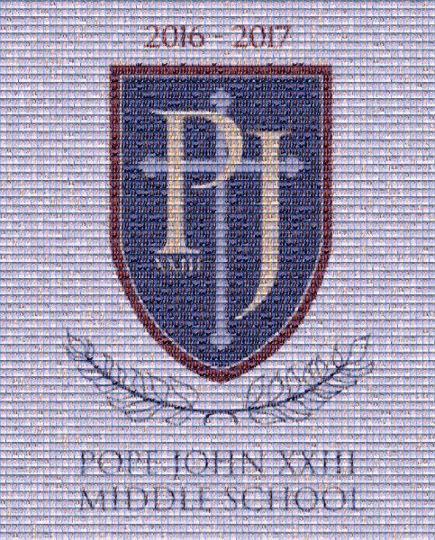 Pope John XXIII Regional High School photo mosaic