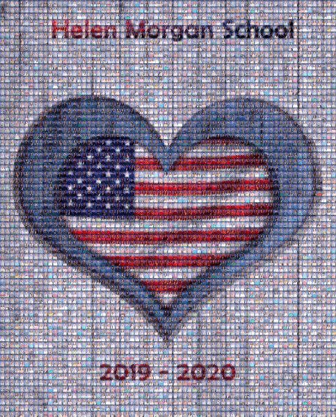 United States photo mosaic