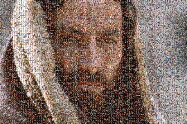 The Passion of the Christ photo mosaic