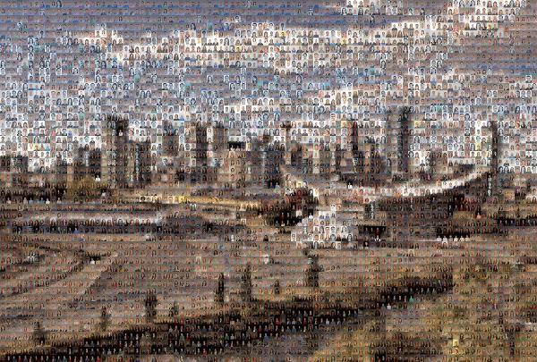Scotiabank Saddledome photo mosaic