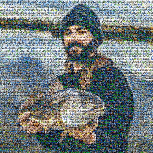 Fish photo mosaic