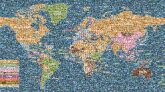 World Country Map Export Trade World map International Marketing Ecoregion Atlas Illustration